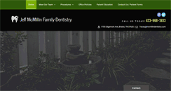 Desktop Screenshot of mcmillindentistry.com